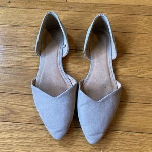 Beige Flats, Size 8